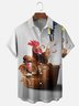 Moisture-wicking Rooster Egg Funny Chest Pocket Casual Shirt