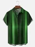 Hardaddy Moisture-wicking Breathable Ombre Chest Pocket Bowling Shirt