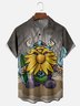 Hardaddy X Artist John Nelson Moisture-wicking Gnome Viking Soldier Chest Pocket Hawaiian Shirt