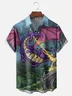 Hardaddy X Artist John Nelson Moisture-wicking Dragon Chest Pocket Hawaiian Shirt