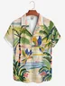 Moisture-wicking Parrot Coconut Beach Hawaiian Shirt