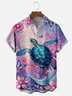 Moisture Wicking Turtle Chest Pocket Hawaiian Shirt