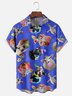 Moisture Wicking Pig Cow Chicken Sheep Chest Pocket Hawaiian Shirt