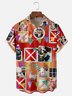 Moisture Wicking Pig Cow Chicken Sheep Chest Pocket Hawaiian Shirt