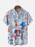 Moisture Wicking 4th of July Gnome Chest Pocket Hawaiian Shirt