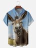 Moisture-wicking Donkey Chest Pocket Hawaiian Shirt