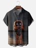 Moisture-wicking Love Death Robot Chest Pocket Casual Shirt