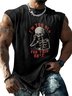 Mens Crewneck Tank Tops Im Too Old For This Shit Beach Sleeveless Shirt