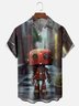 Moisture-wicking Love Death Robot Chest Pocket Casual Shirt
