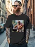 Men's Bigfoot BBQ Party Fitted T-shirts