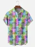 Moisture-wicking Dream Pineapple Chest Pocket Hawaiian Shirt
