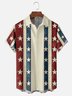 Moisture-wicking Independence Day Chest Pocket Casual Shirt