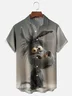 Moisture-wicking Funny Gray Donkey Chest Pocket Hawaiian Shirt