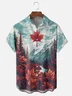 Moisture-wicking Canada Day Chest Pocket Casual Shirt