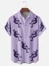 Moisture-wicking Fun and Avant-garde Frog Chest Pocket Hawaiian Shirt