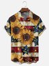 Moisture-wicking Independence Day Chest Pocket Casual Shirt