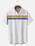 Moisture-wicking LGBT Prime Month Chest Pocket Casual Shirt