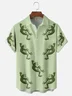Moisture-wicking Fun and Avant-garde Frog Chest Pocket Hawaiian Shirt