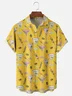 Tall Size Moisture Wicking Cocktail Chest Pocket Hawaiian Shirt