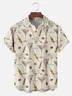 Big Size Moisture Wicking Cocktail Chest Pocket Hawaiian Shirt