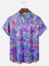 Big Size Moisture-wicking Floral Chest Pocket Hawaiian Shirt
