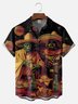 Big Size Moisture Wicking Cinco de Mayo Big Hat Star Chest Pocket Hawaiian Shirt