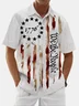 Moisture Wicking 1776 Independence Day Chest Pocket Hawaiian Shirt