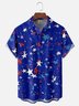 Moisture-wicking 4th of July Star Chest Pocket Casual Shirt