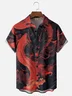 Moisture Wicking Dragon Chest Pocket Hawaiian Shirt