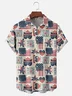 Moisture Wicking USA Home of The Brav Chest Pocket Hawaiian Shirt
