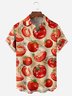 Tall Size Moisture-wicking Tomato Chest Pocket Casual Shirt