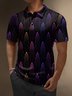 Moisture Wicking 3D Abstract Gradient Color Polka Dot Short Sleeve Golf Polo