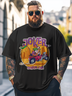 Hardaddy x Marcio Lima Big Size Men's Funny Clown Print Loose T-shirt