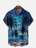 Moisture Wicking Coconut Chest Pocket Hawaiian Shirt