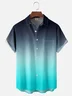 Moisture Wicking Graduated Chest Pocket Hawaiian Shirt