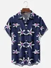 Moisture Wicking Tropical Floral Chest Pocket Hawaiian Shirt