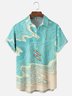 Hardaddy X Artist Stephen Wade Moisture-wicking Sea Surfing Chest Pocket Hawaiian Shirt