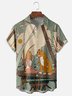 Hardaddy x Stephen Wade Moisture-wicking Beauty and the Leopard Art Painting Hawaiian Shirt