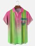 Hardaddy x Marcio Lima Moisture Wicking Gradient Color Anime Chest Pocket Bowling Shirt