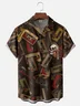 Hardaddy X Artist Contatoeoli Studio Moisture-wicking Music Tape Skull Chest Pocket Hawaiian Shirt