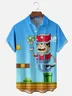 Hardaddy X Artist Contatoeoli Studio Moisture-wicking Cartoon Game Chest Pocket Hawaiian Shirt