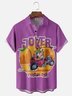 Hardaddy x Marcio Lima Moisture Wicking Gradient Color Anime Chest Pocket Hawaiian Shirt