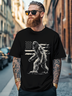 Men's American Flag Bigfoot Fitted T-shirts