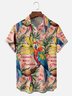 Moisture-wicking Parrot Banana Chest Pocket Hawaiian Shirt