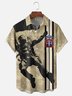 Moisture-wicking 82nd Airborne Division Fun Chest Pocket Bowling Shirt