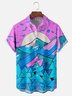 Hardaddy x Stephen Wade Moisture-wicking Art Mountain Chest Pocket Hawaiian Shirt