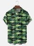 Moisture-wicking Alligator Chest Pocket Hawaiian Shirt