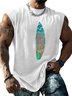 Hardaddy X Artist Stephen Wade Mens Crewneck Tank Tops Sea Surfing Beach Sleeveless Shirt