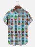 Hardaddy X Artist Coffee Man Moisture-wicking Can Floral Chest Pocket Hawaiian Shirt
