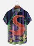 Moisture-wicking Alligator Chest Pocket Hawaiian Shirt